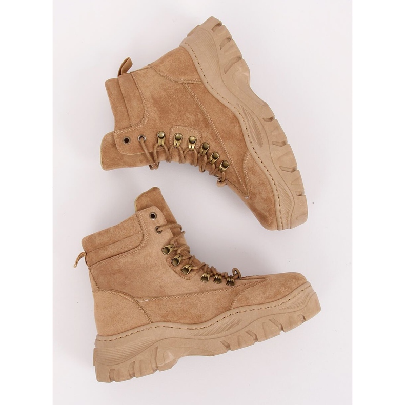 Bottes sport trappeurs marron 1967 Kaki brun 2