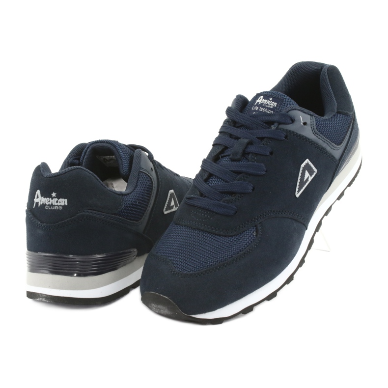 American Club chaussures de sport de jogging HA27 bleu marine 3