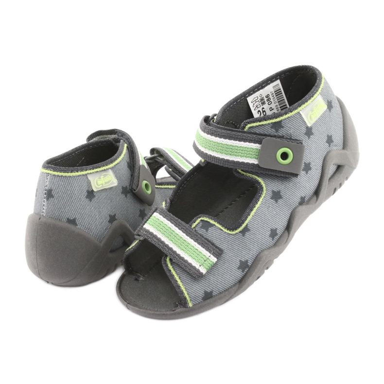 Chaussures enfant Befado jaune 250P086 gris vert 4