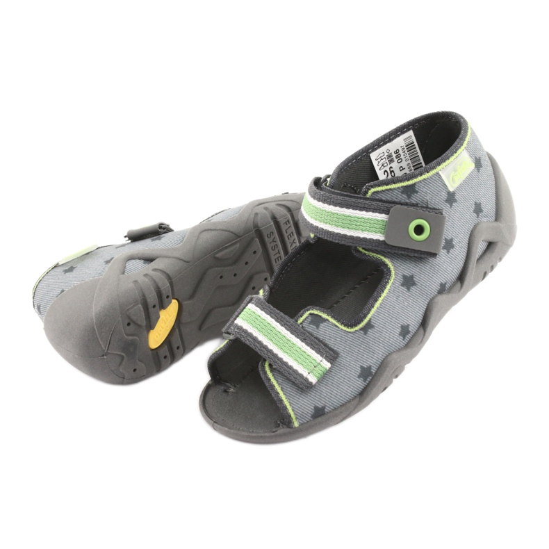 Chaussures enfant Befado jaune 250P086 gris vert 5