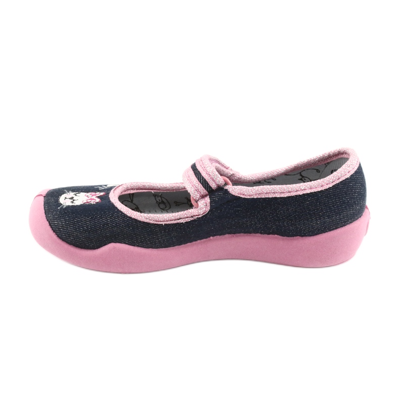 Chaussures enfant Befado 114X352 bleu marine rose gris 3