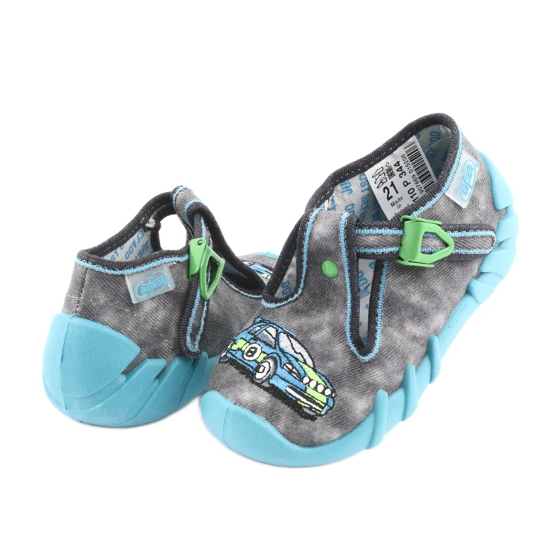 Chaussures pour enfants Befado 110P344 bleu gris 4