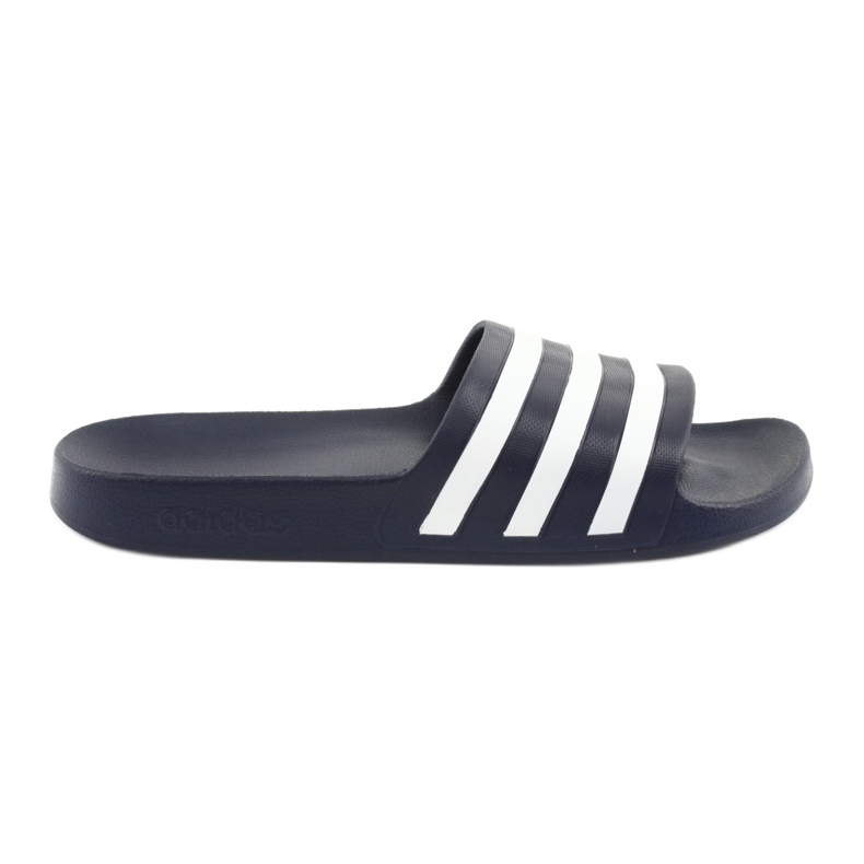 Chaussons Adidas Adilette Aqua M F35542 blanc bleu marine 1