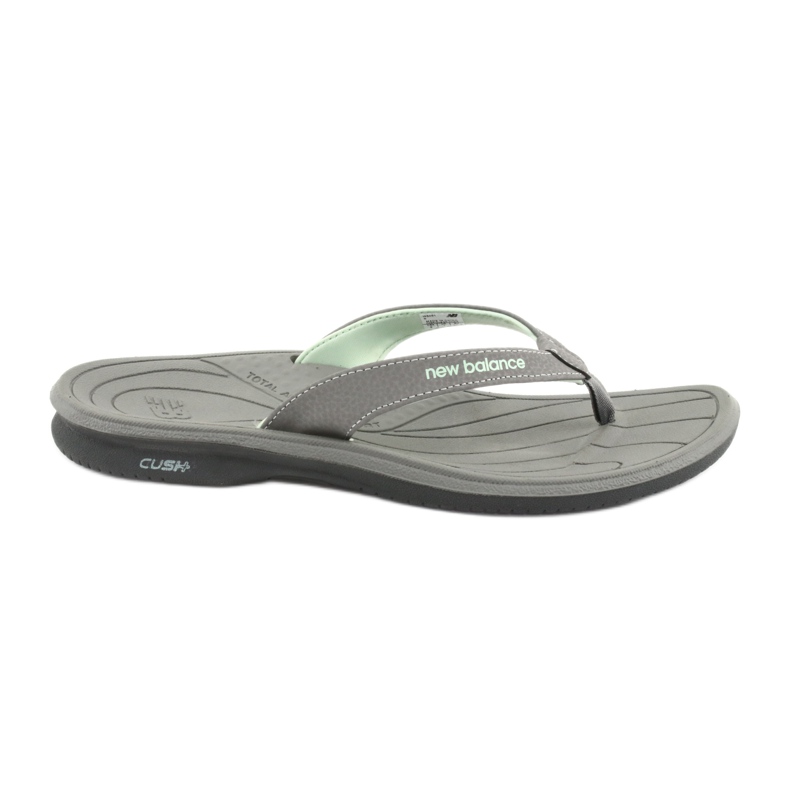 Tongs New Balance M W6091GR gris vert 1