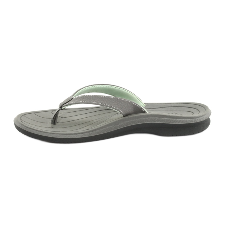 Tongs New Balance M W6091GR gris vert 4