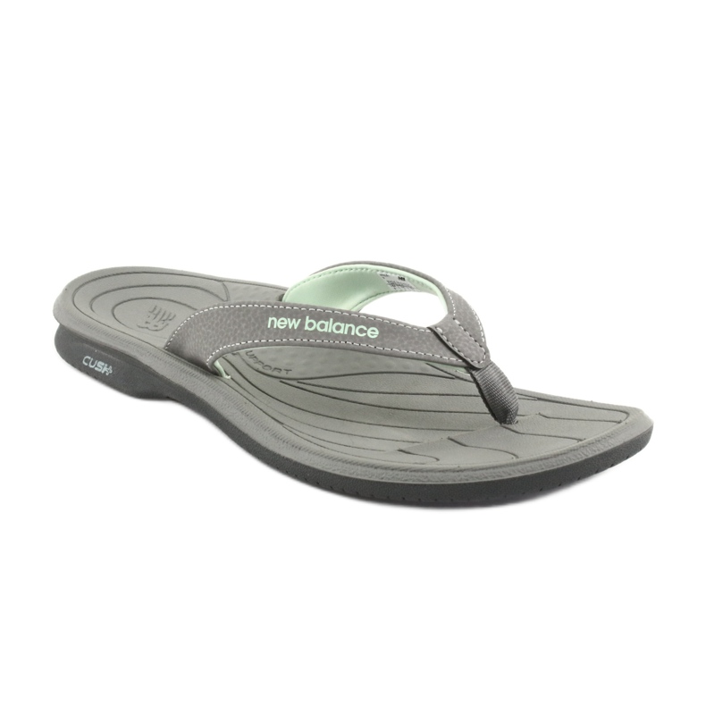 Tongs New Balance M W6091GR gris vert 3