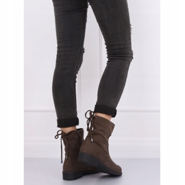 Boots femme vertes kaki 7378-PA Green 1