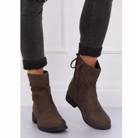 Boots femme vertes kaki 7378-PA Green 2