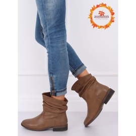 Marron Bottines femme marron 1127-PA Kaki brun 1