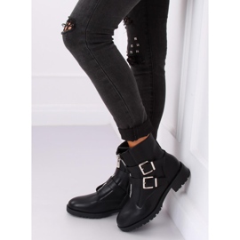 Bottes militaires noires 688-A14 Noir le noir 2