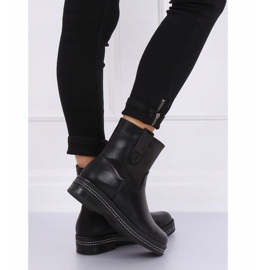 Bottes noires plates pour femmes CH1812-1 Noir le noir 2