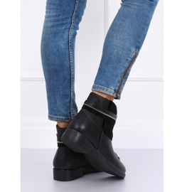 Bottines Chelsea noires pour femmes HFN-2276-2 Noir 2