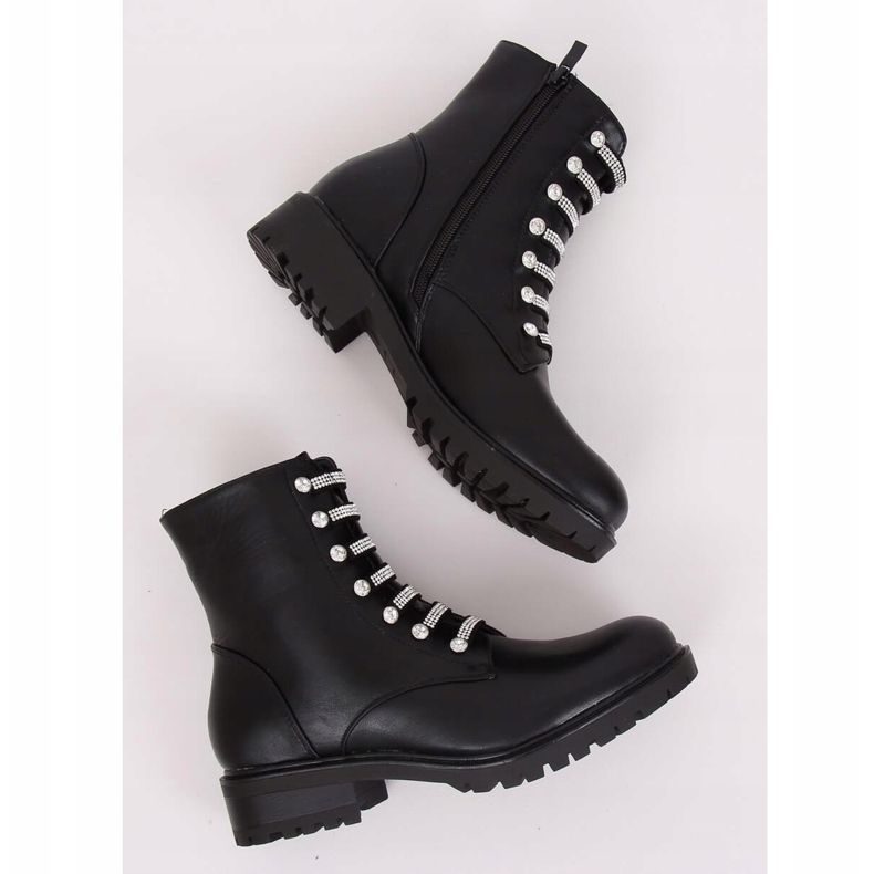 Bottes militaires noires NC876 Noir le noir 1