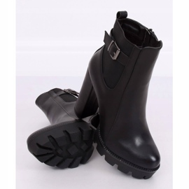 Bottines compensées noires NS069P Noir le noir 4