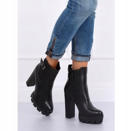 Bottines compensées noires NS069P Noir le noir 3