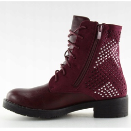 FC-H65 Bottes bordeaux pour femmes rouge 1