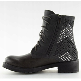 Bottes femme grises grises FC-H65 Gris 1