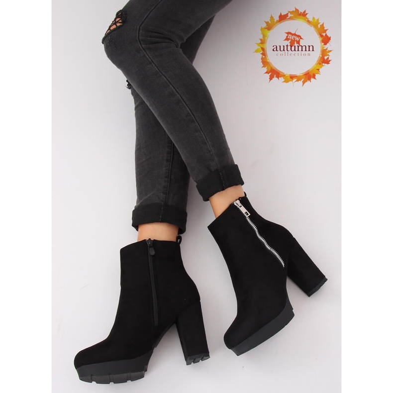 Bottes sur le poteau noir 0-282 Noir le noir 1