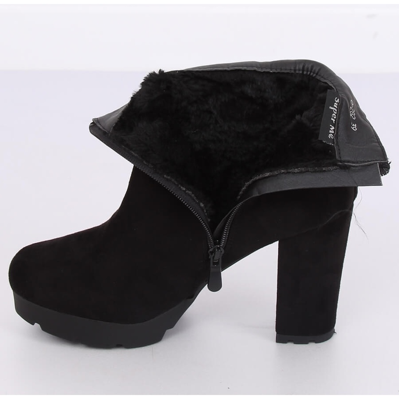 Bottes sur le poteau noir 0-282 Noir le noir 2