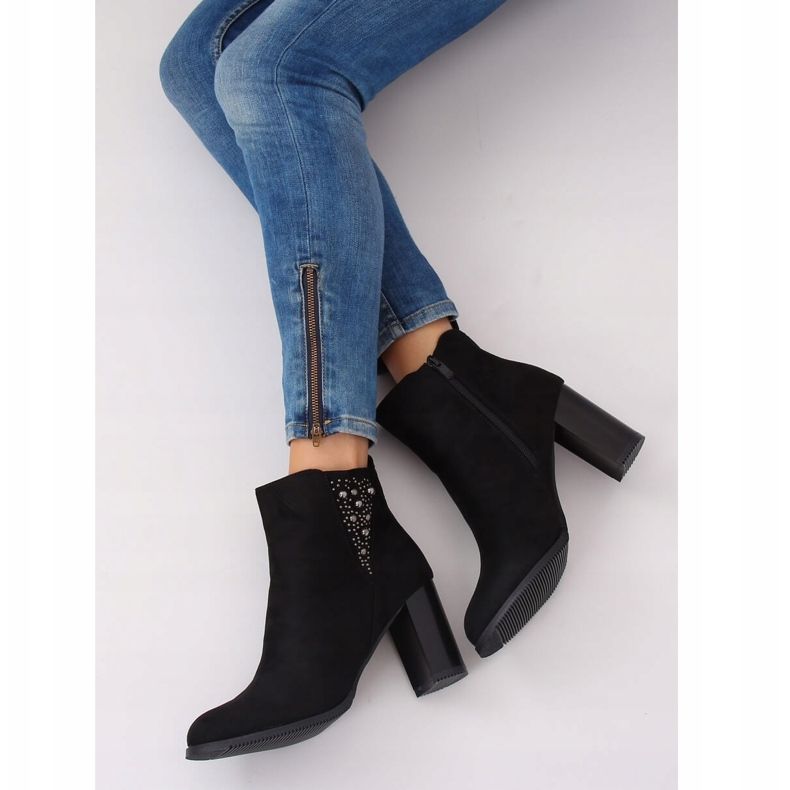 Bottes sur le poteau 1020-GA Noir le noir 1