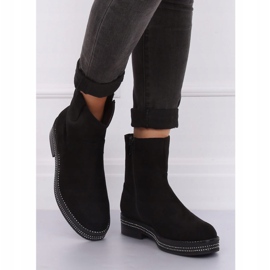 Bottes noires plates pour femmes CH1812-2 Noir 1