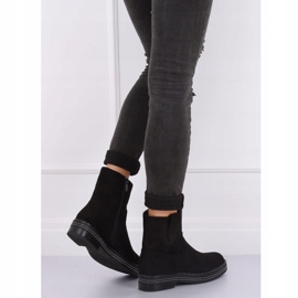 Bottes noires plates pour femmes CH1812-2 Noir le noir 2