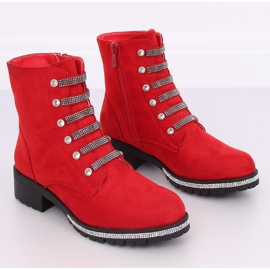 Bottes militaires rouges CH1818-2 Rouge 2 Bottes militaires rouges CH1818-2 Rouge 2