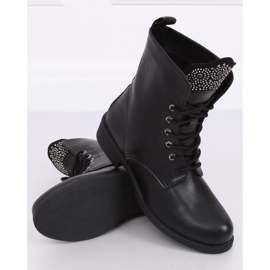 Bottes militaires noires 7369-PA Noir le noir 2