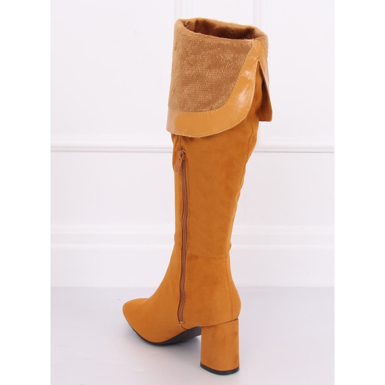 Escarpins miel YQ215 Jaune 2