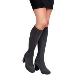 Seastar Boots ajourées grises 1