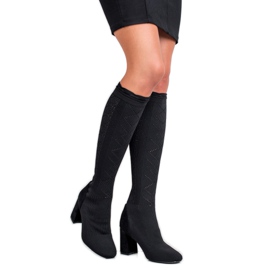 Seastar Bottines noires ajourées le noir 1