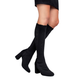 Seastar Bottines noires ajourées le noir 3
