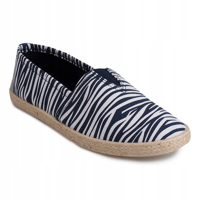 Espadrilles Lin TC-15 Baskets Bleues 1