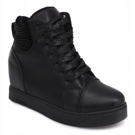 Baskets Compensées 1651 Noir le noir 2