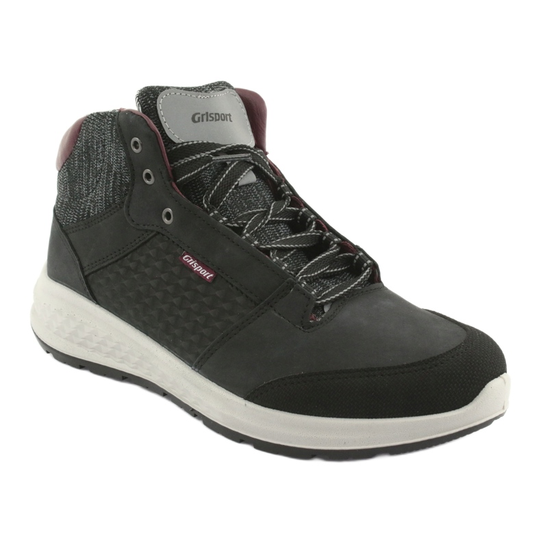 Grisport Chaussures de sport en cuir noir 1
