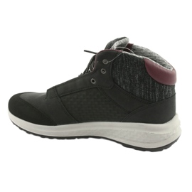 Grisport Chaussures de sport en cuir noir 2