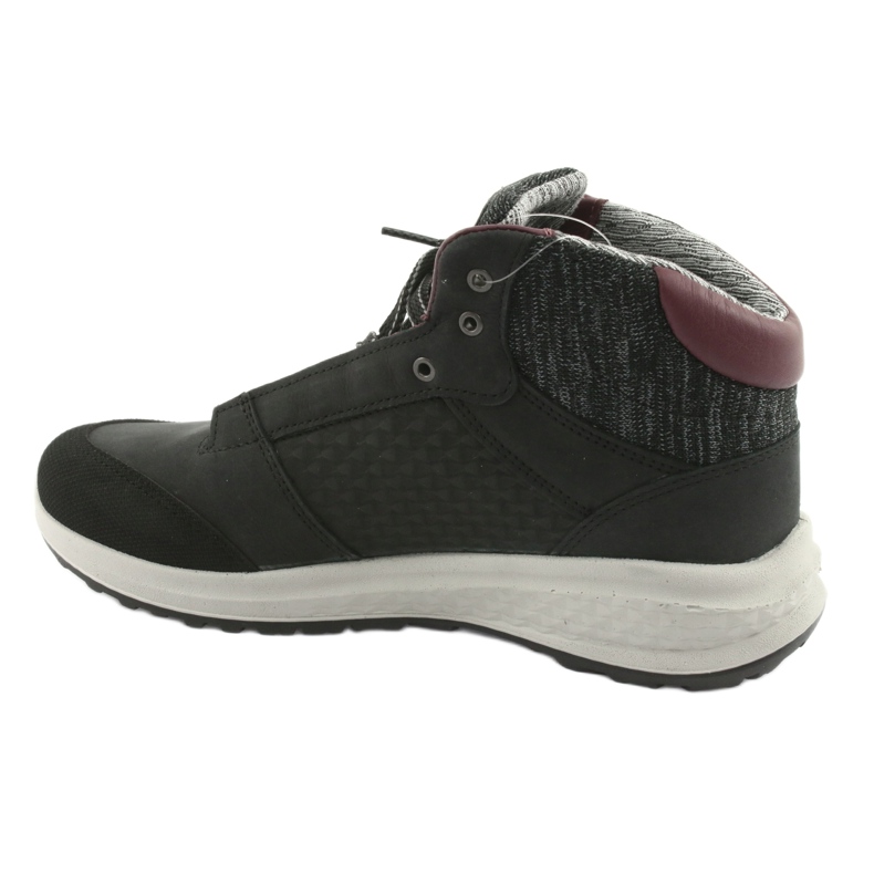Grisport Chaussures de sport en cuir noir le noir 2