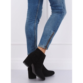 Bottines noires à talons YQ216P Noir le noir 2