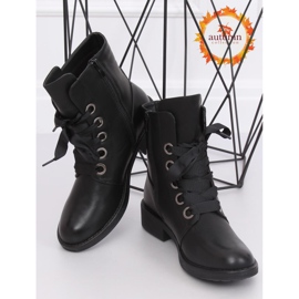 Bottines à lacets noir ZX2805 Noir le noir 1