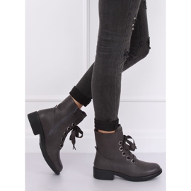 Gris Bottines à lacets gris ZX2805 Gris 1 Gris Bottines à lacets gris ZX2805 Gris 1