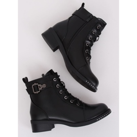 Bottines à lacets noires Y200 Noir le noir 2
