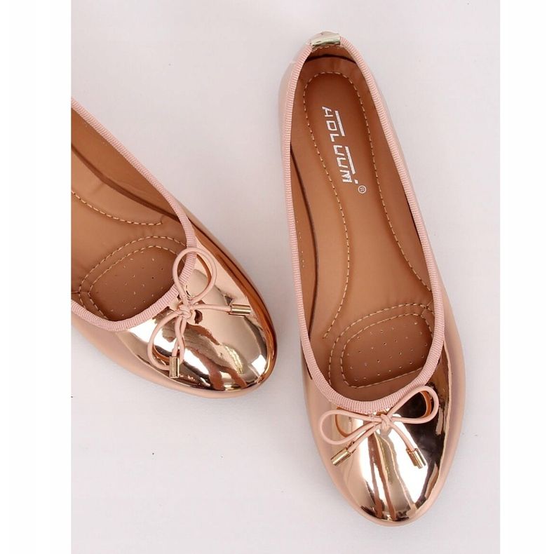 Ballerines métallisées champagne 9988-139 Champagne rose 1