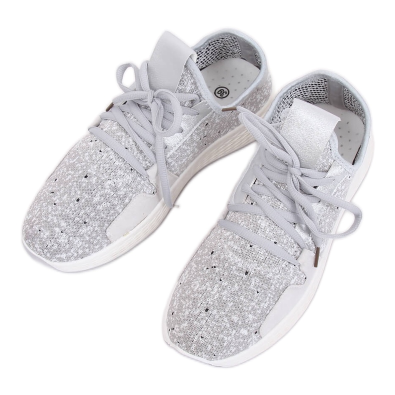 Gris AK28P Chaussures de sport grises 2