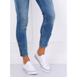 Baskets femme blanches B71M-3 Blanc 1