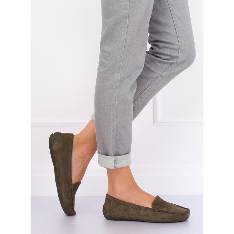 Vert Mocassins Femme R812-1 Vert 2