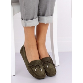 Vert Mocassins femme R812 Vert 3
