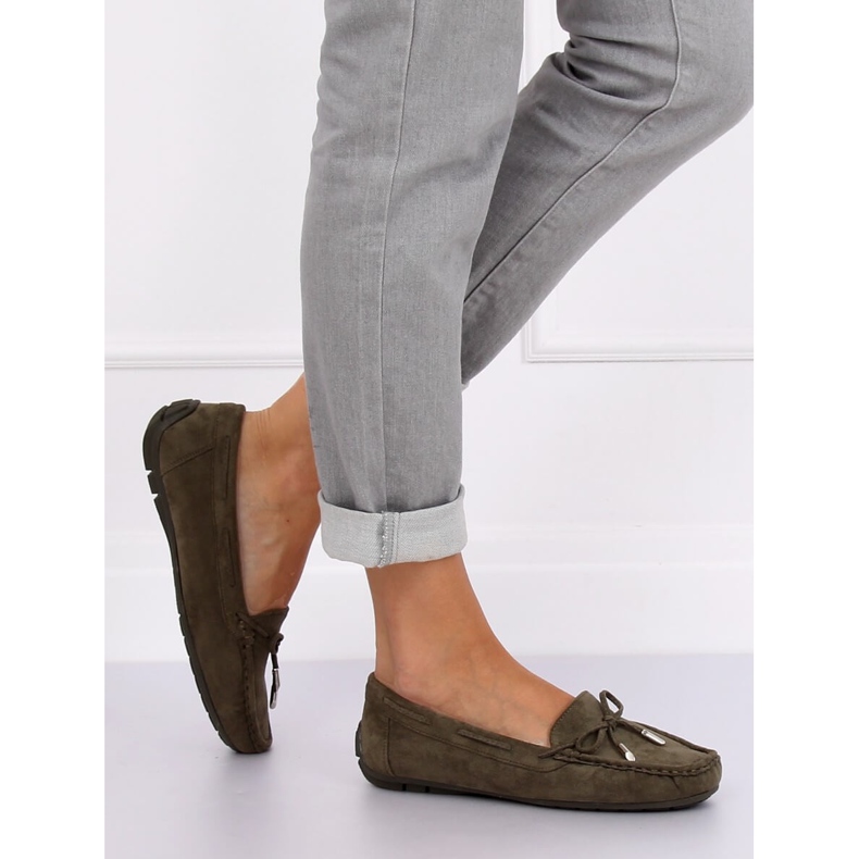 Vert Mocassins femme R812 Vert 2