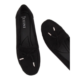 Mocassins femme noirs R812 Noir 1