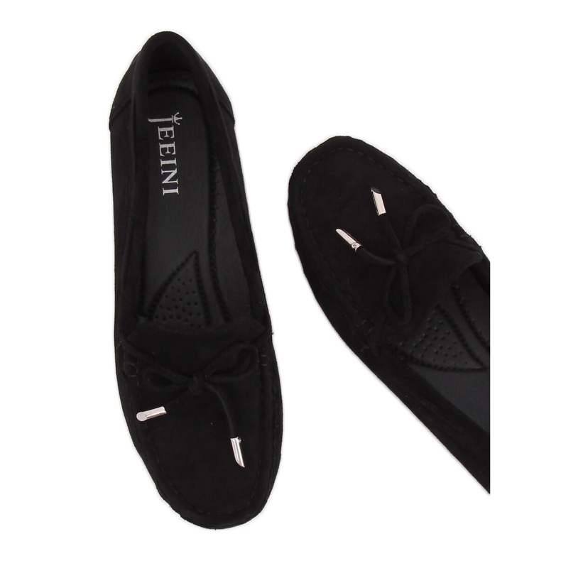 Mocassins femme noirs R812 Noir le noir 1