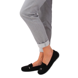Mocassins femme noirs R812 Noir le noir 2